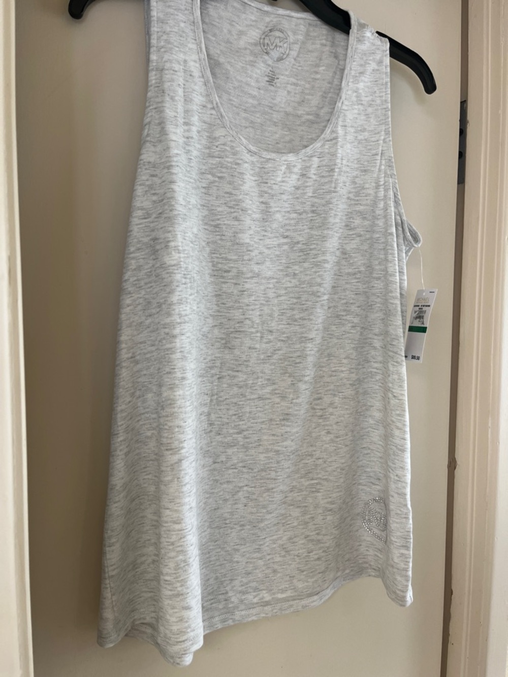 Michael Kors Heather Gray Scoop Neck Tank